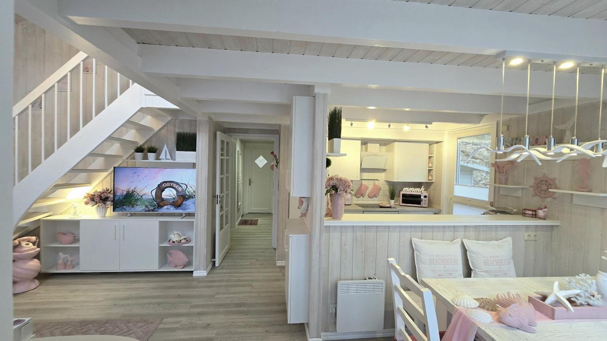 Pink Und Meer - Meerblick, Sauna, Kamin & Whirlpool Baabe Exterior foto