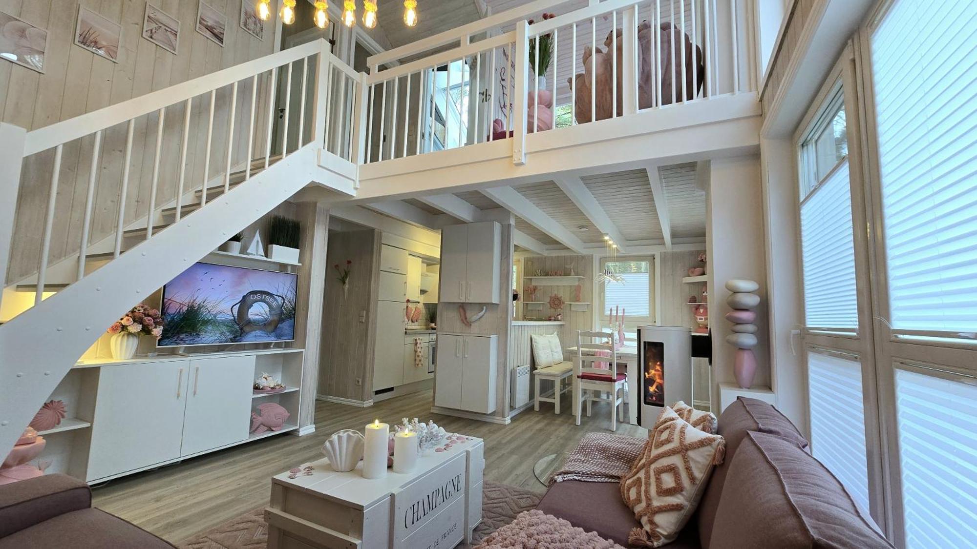 Pink Und Meer - Meerblick, Sauna, Kamin & Whirlpool Baabe Exterior foto