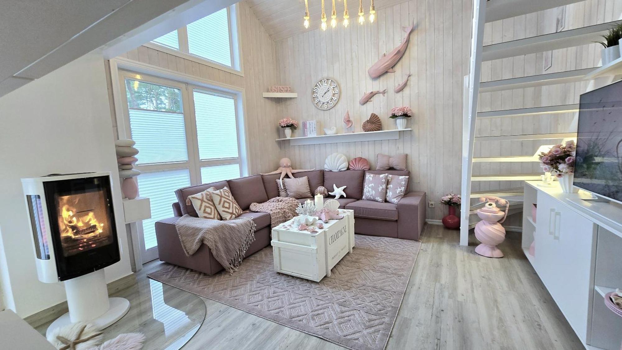Pink Und Meer - Meerblick, Sauna, Kamin & Whirlpool Baabe Exterior foto