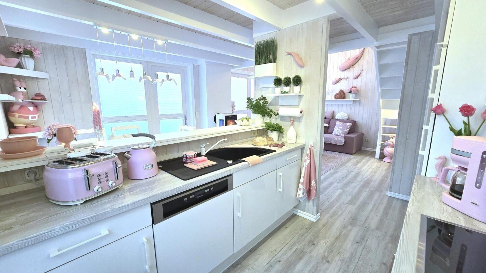 Pink Und Meer - Meerblick, Sauna, Kamin & Whirlpool Baabe Exterior foto